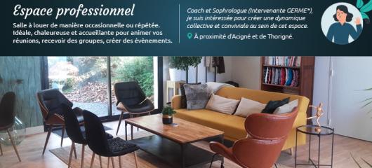 Espace professionnel chaleureux à louer sur Rennes Est (Acigné)